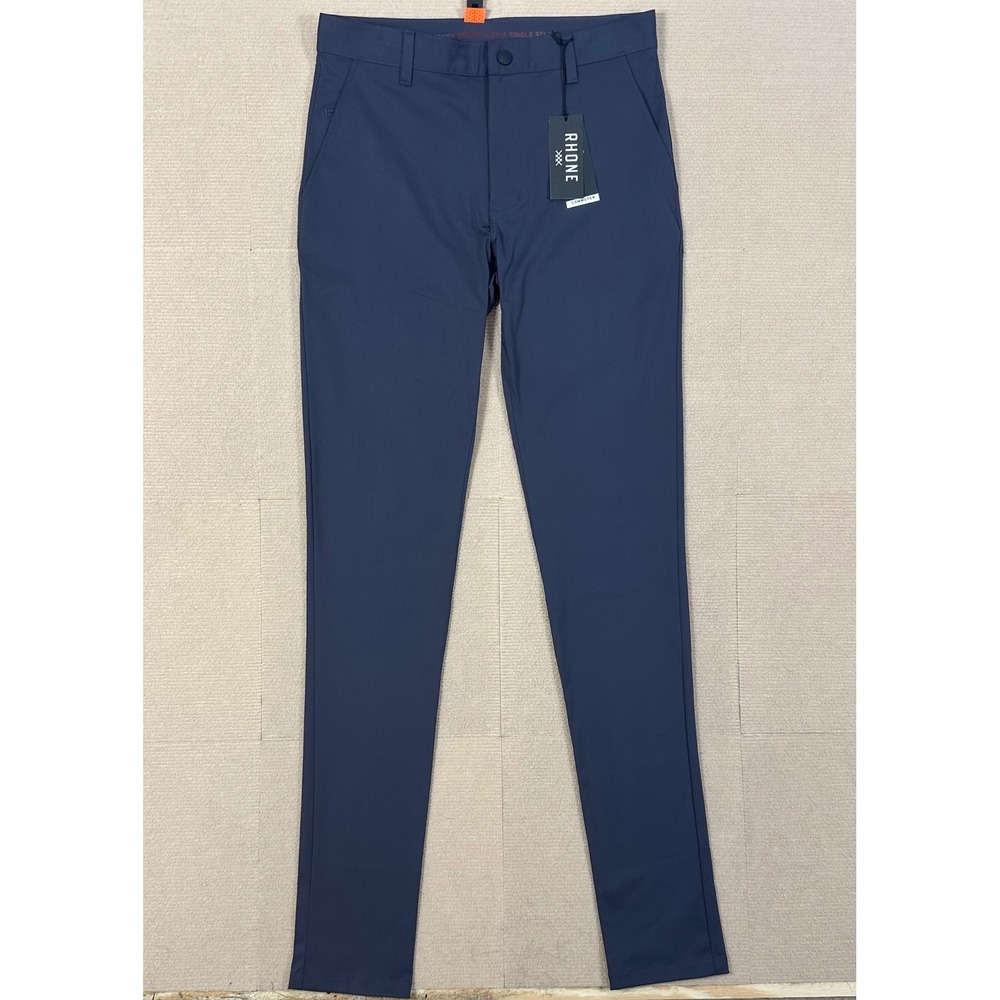 Rhone Commuter Pants NWT Mens 30x36 Gray Slim Fit Performance Athleisure $138